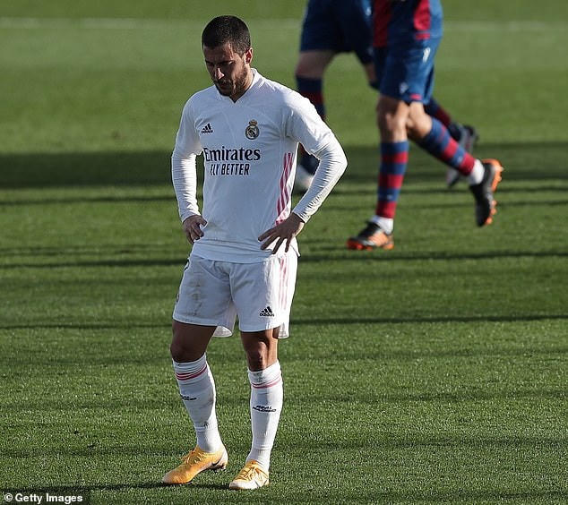 Nỗi thất vọng của Eden Hazard.