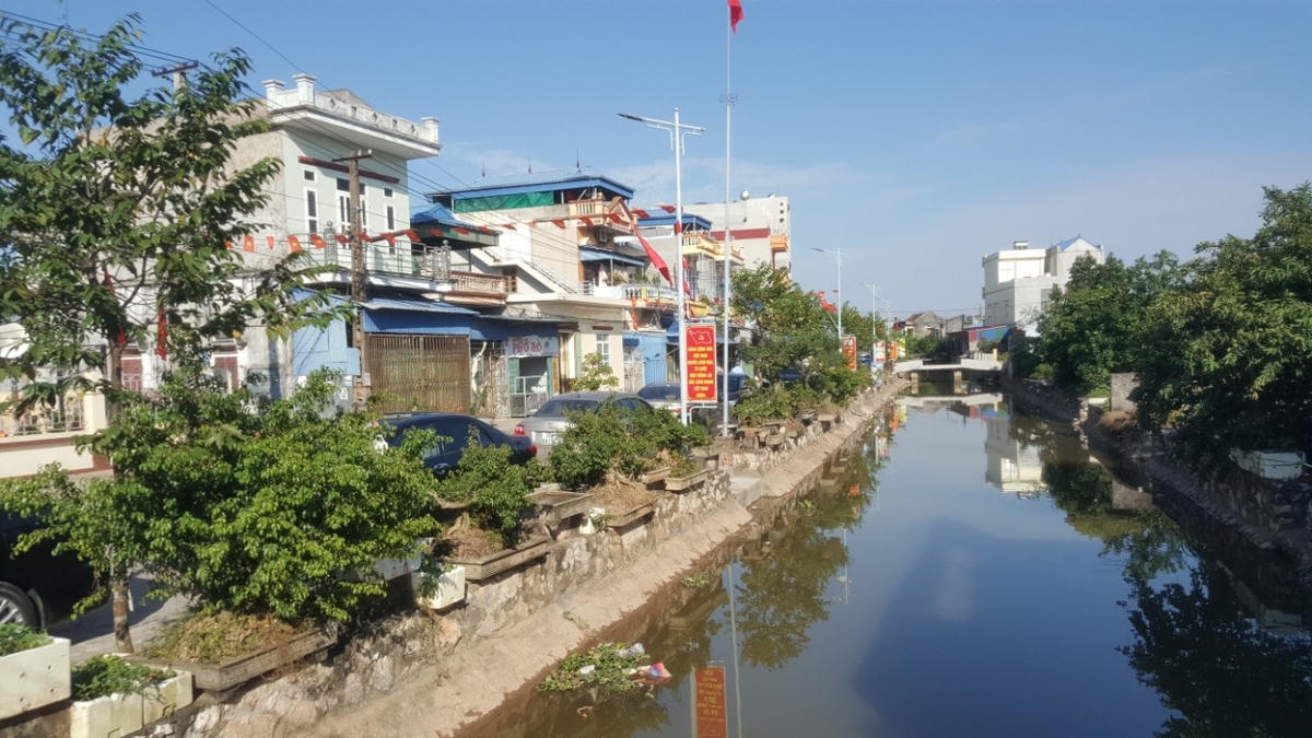 Diện mạo khang trang ở xóm Trần Phú.