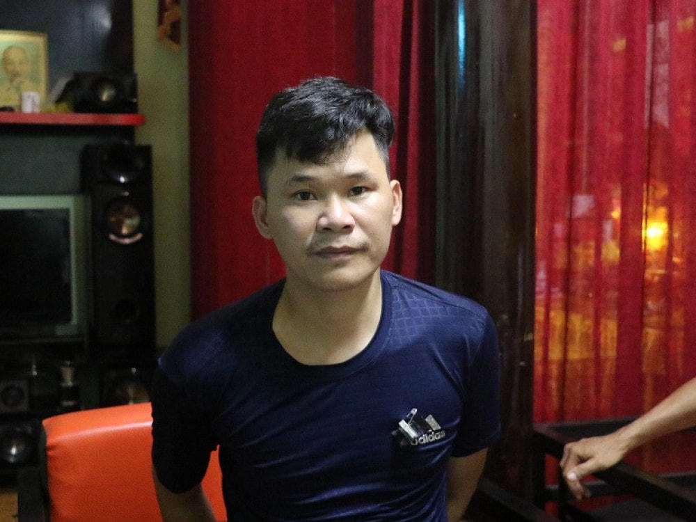 Đối tượng Phạm Xuân Trà hay còn gọi là Tài Khoan. Ảnh: Sỹ Quý - Hà Linh.