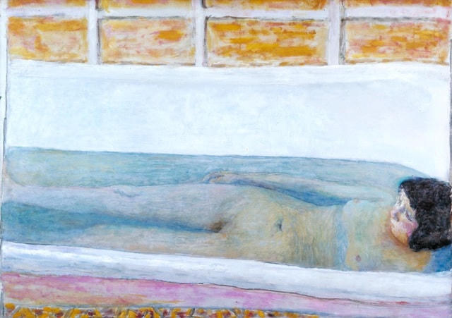 Bức "Tắm" của Pierre Bonnard, vẽ năm 1925.