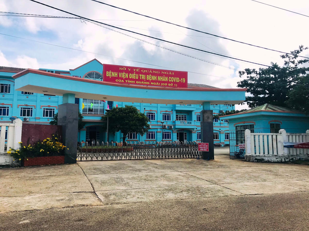 Bệnh viện điều trị bệnh nhân Covid-19 ở Quảng Ngãi.