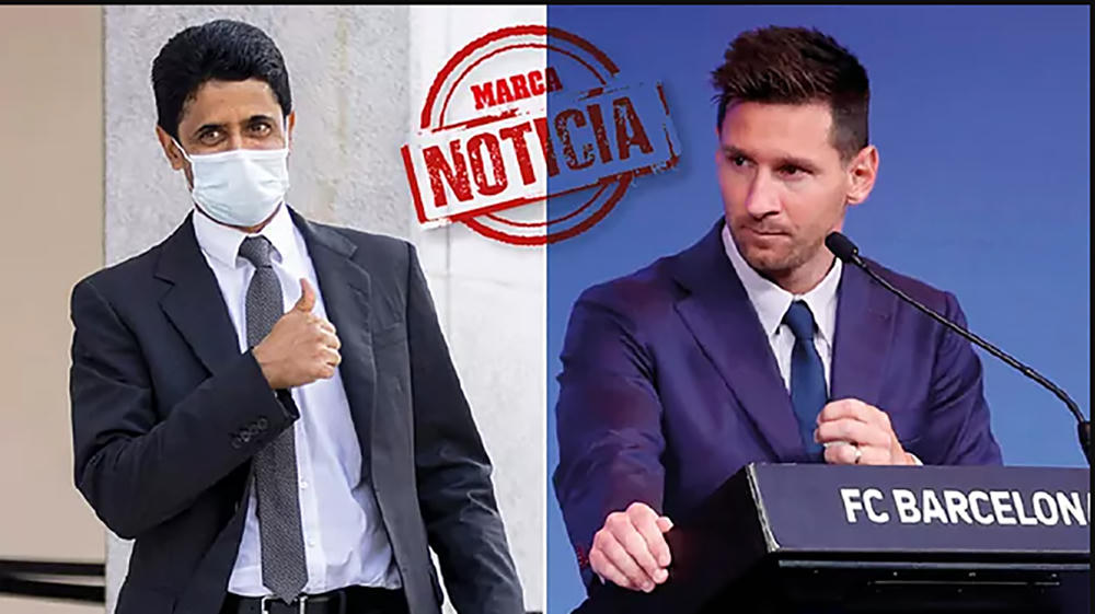 Liệu Chủ tịch của PSG Nasser Al-Khelaifi sẽ có được chữ ký của Messi?
