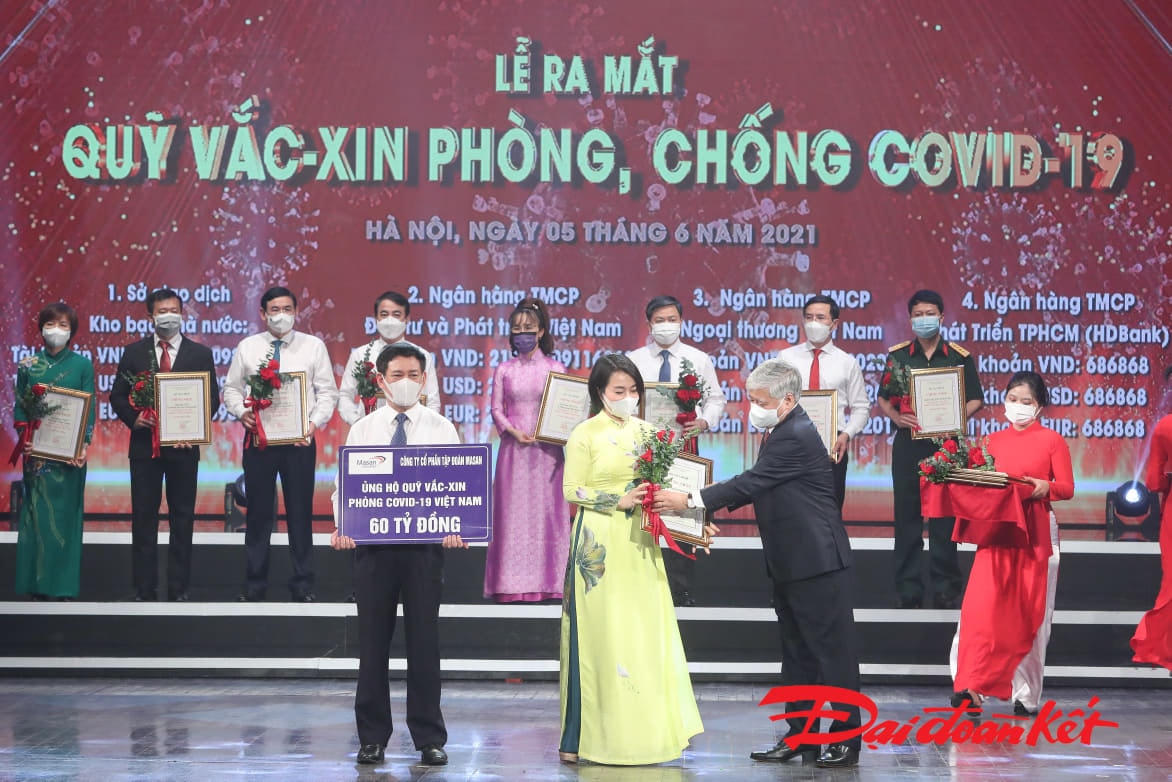 Ra mắt Quỹ Vaccine phòng, chống Covid-19: Chung tay đẩy lùi đại dịch 