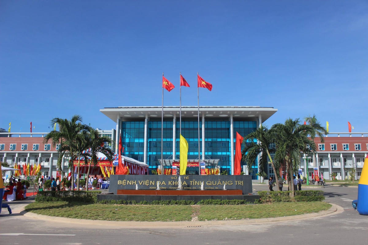 Tỉnh Quảng Trị đã quyết định dỡ bỏ phong tỏa khu vực tầng 6, tòa nhà G, Bệnh viện Đa khoa tỉnh này. Ảnh bệnh viện.