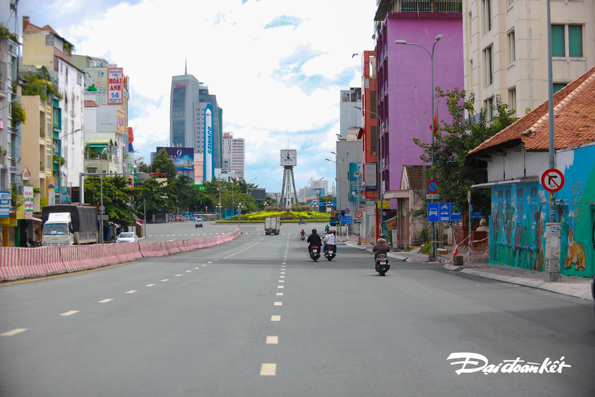 Đường Điện Biên Phủ hướng về quận Bình Thạnh