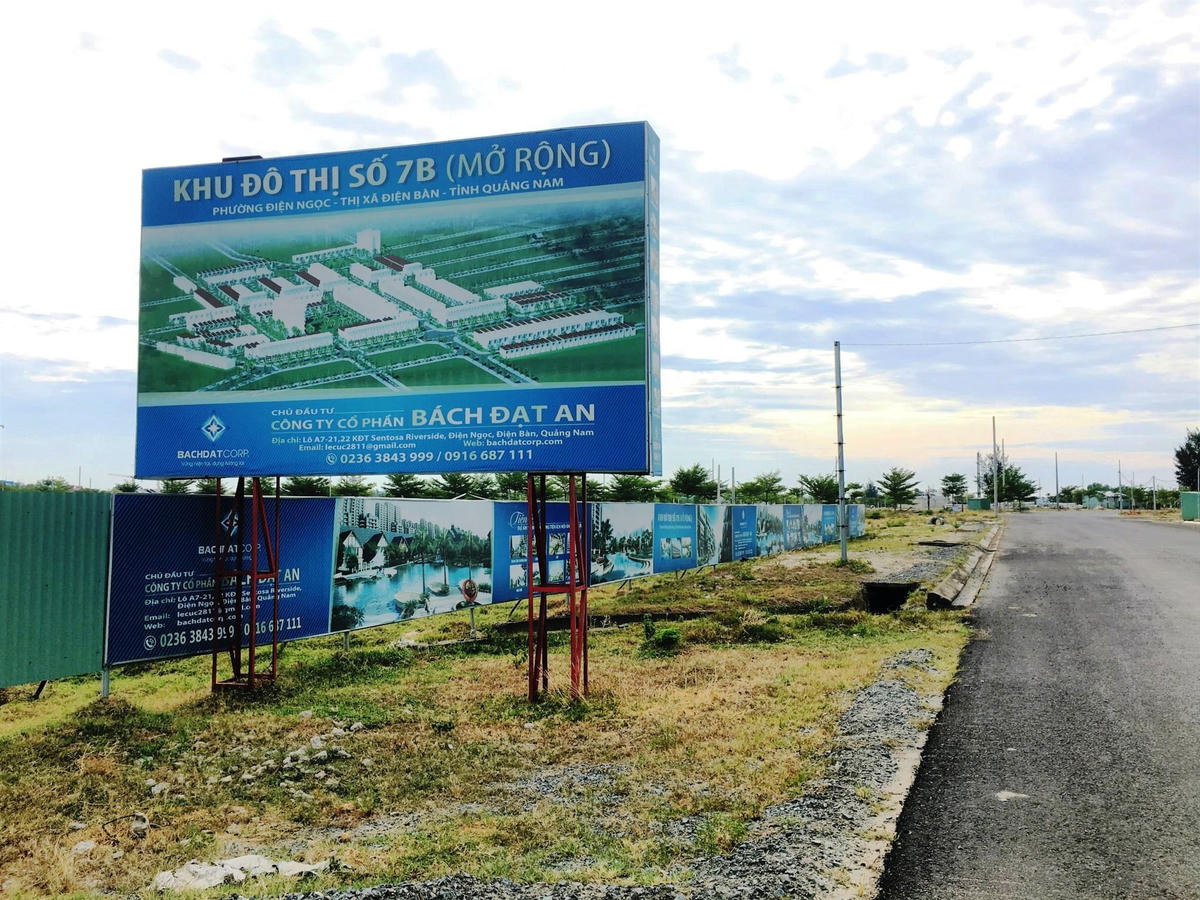 Một góc Dự án Khu đô thị 7B mở rộng của Công ty Bách Đạt An.