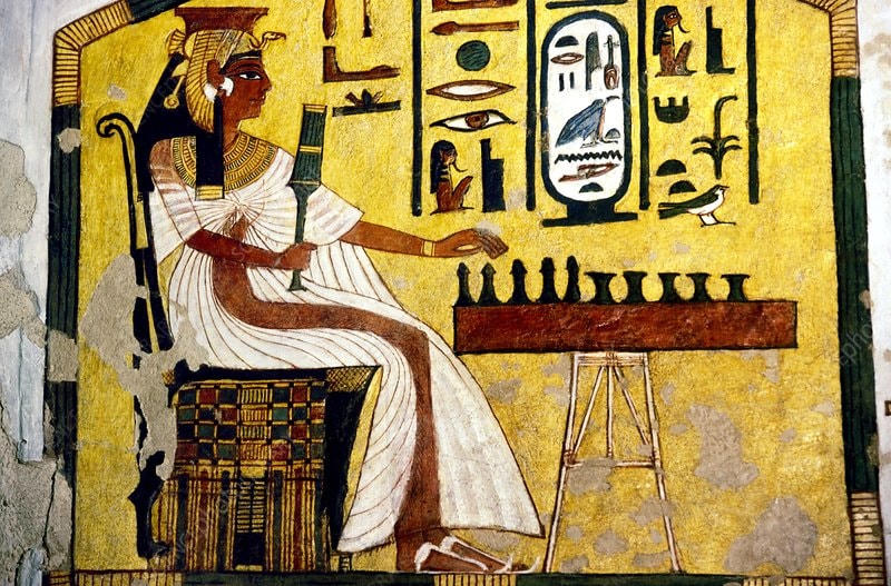 Trò chơi Senet là trò chơi phổ biến nhất. Ảnh: History.