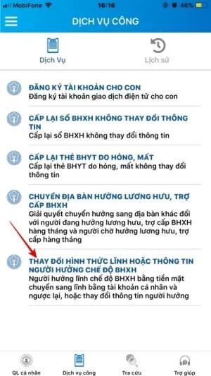 Cách thức đăng ký hưởng lương hưu qua tài khoản