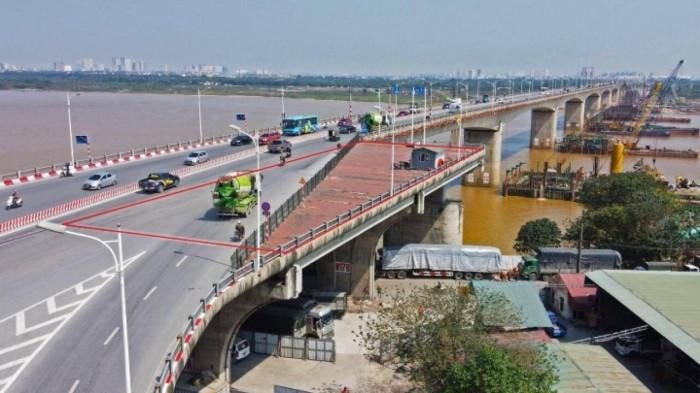 Hai nhịp cầu Vĩnh Tuy sắp được tháo rỡ để thi công - Ảnh minh họa.