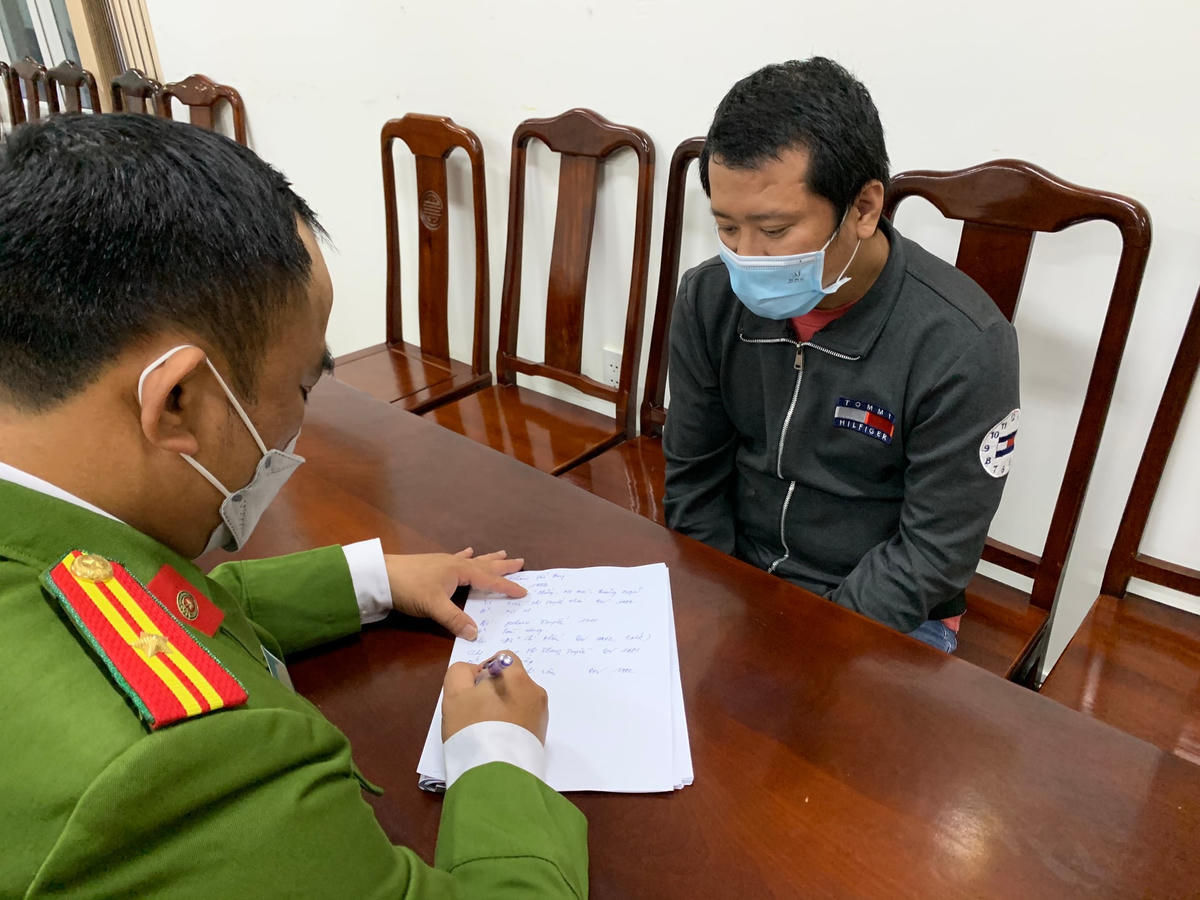 Đối tượng Phạm Tấn Huy. Ảnh: Công an cung cấp.