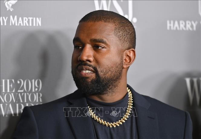 Nghệ sỹ nhạc rap Kanye West.