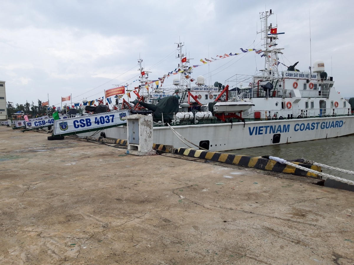 Các tàu tham gia Hội thi tàu tốt năm 2021.
