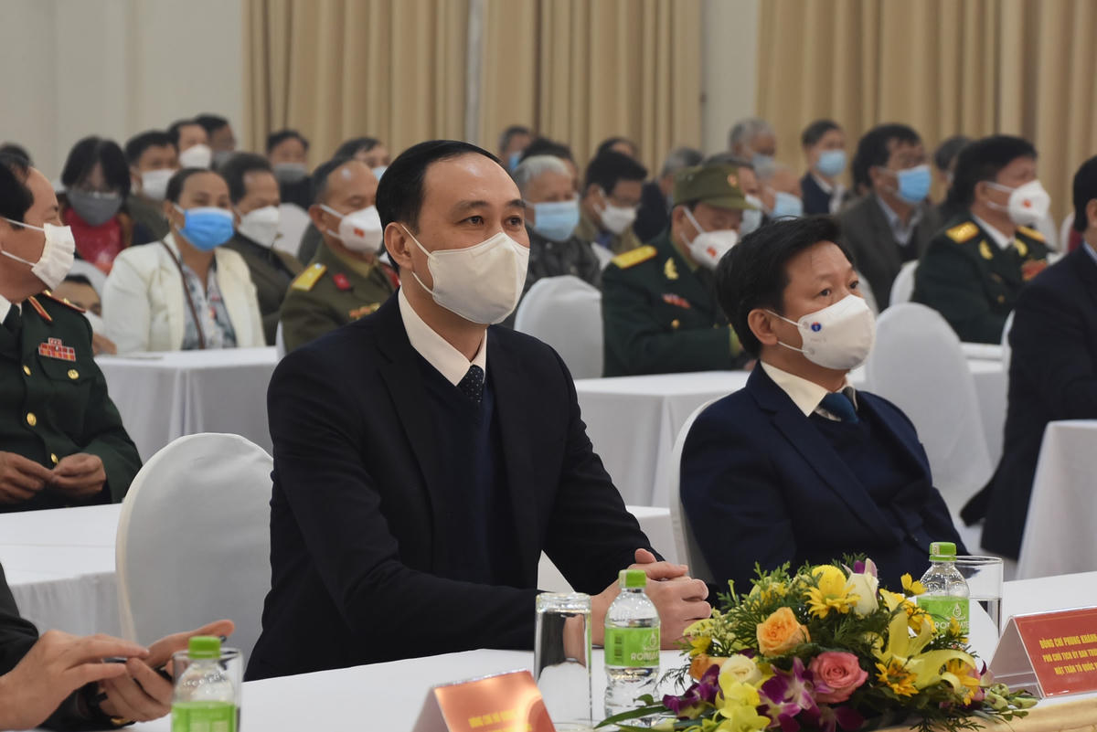 Phó Chủ tịch UBTƯ MTTQ Việt Nam Phùng Khánh Tài tham dự buổi lễ.