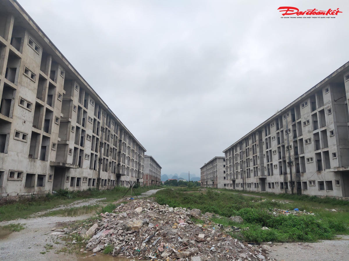 Ảnh 13: Dự án ký túc xá sinh viên tập trung được dự kiến sẽ hoàn thành và đưa vào hoạt động năm 2013 với 4 dãy nhà 5 tầng nhằm đáp ứng nhu cầu chỗ ở của trên 7.000 sinh viên ở 3 trường: trường Đại học Hoa Lư, Cao đẳng Y tế Ninh Bình và Cao đẳng nghề Lilama.