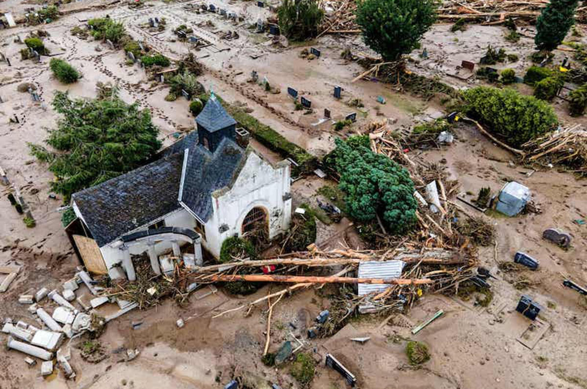 Hình ảnh tại thị trấn Bad Neuenahr-Ahrweiler, quận Ahrweiler, Đức. Ảnh: Reuters.  
