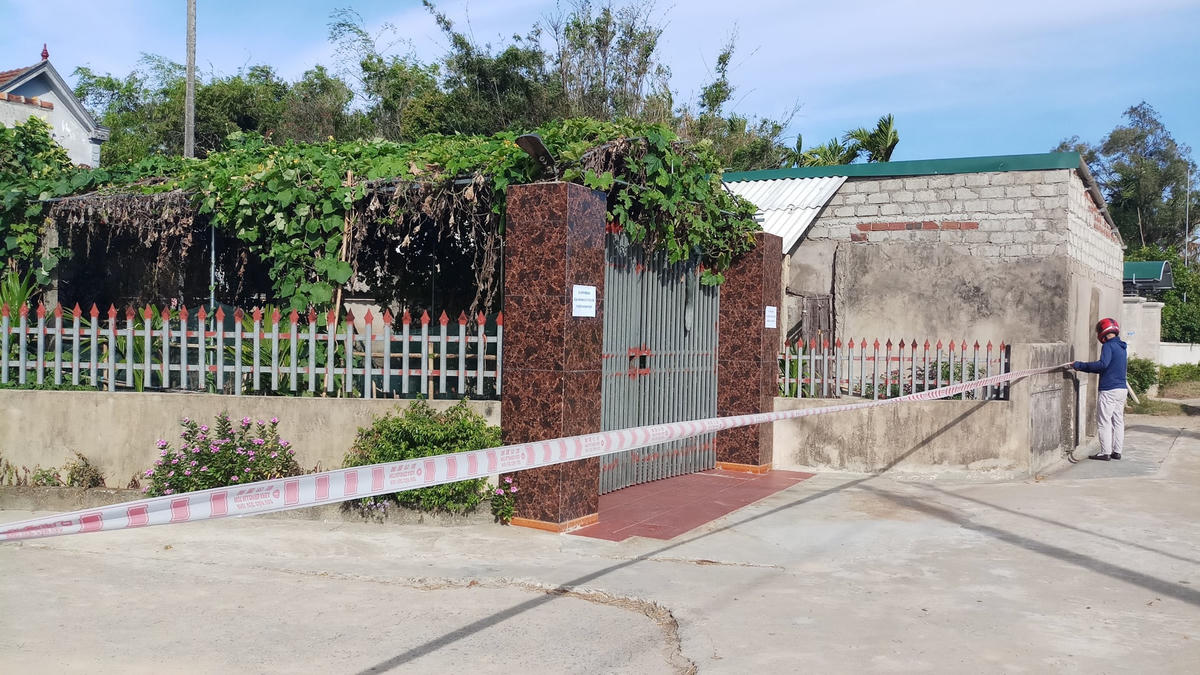 Phong tỏa nơi ở của bệnh nhân.