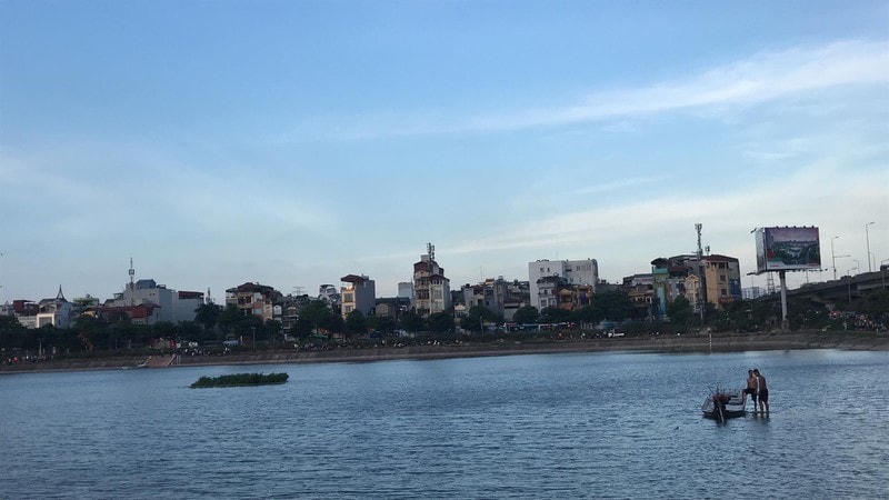 Khu vực phát hiện thi thể.  