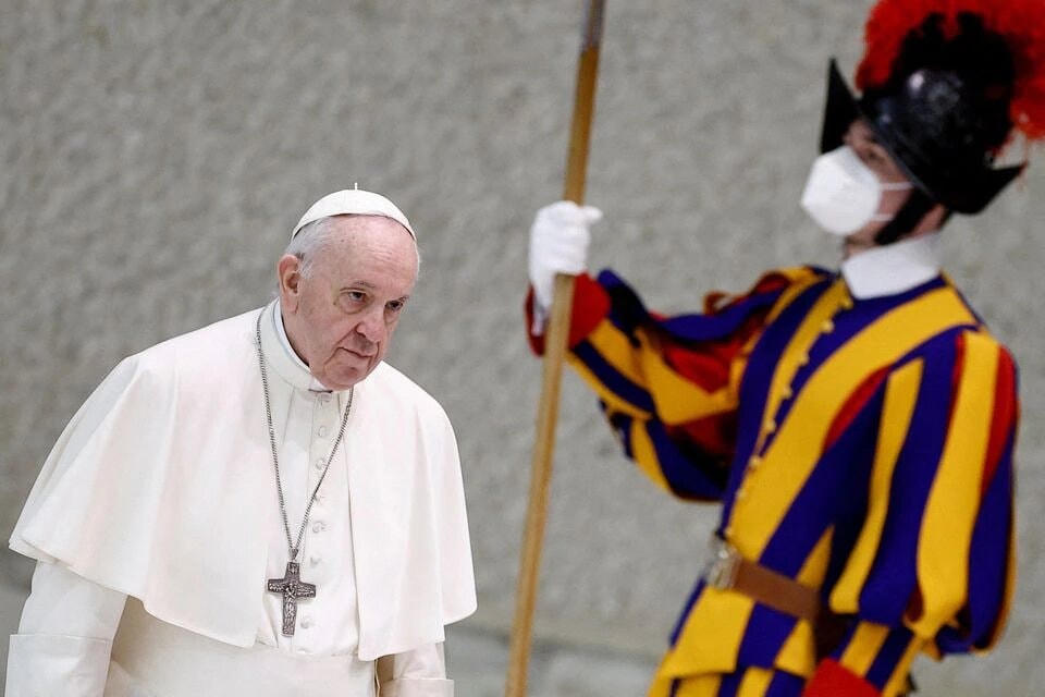 Giáo hoàng Francis. Ảnh: Reuters.