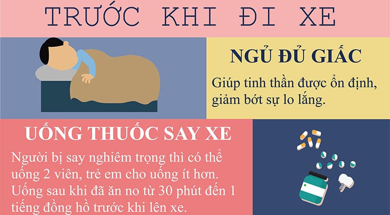 Ngủ đủ giấc khi đi xe đường xa sẽ giúp bạn giảm cảm giác say xe hơn.