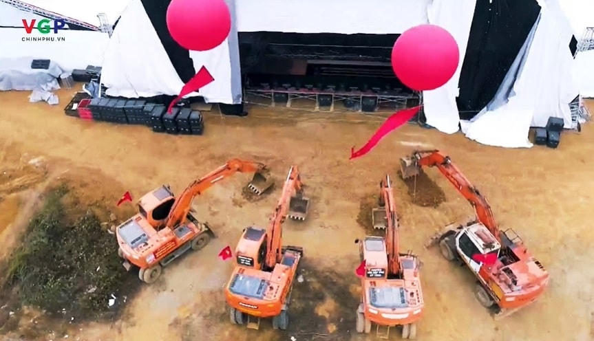 Khởi công Trung tâm Đổi mới sáng tạo quốc gia. Ảnh: VGP.