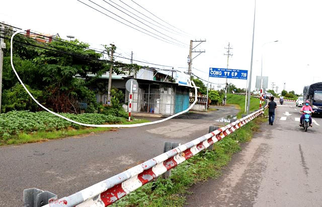 2 hộ dân xây dựng trái phép ảnh hưởng đến việc thuê đất của Công ty 719.