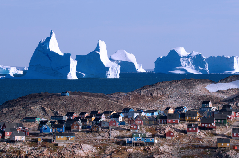 Băng trôi tại Scoresby Sund, Greenland. (Nguồn: B.S).