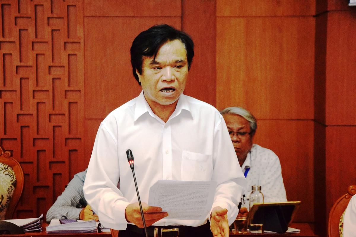 Ông Phan Văn Chín, Giám đốc Sở Tài chính Quảng Nam.