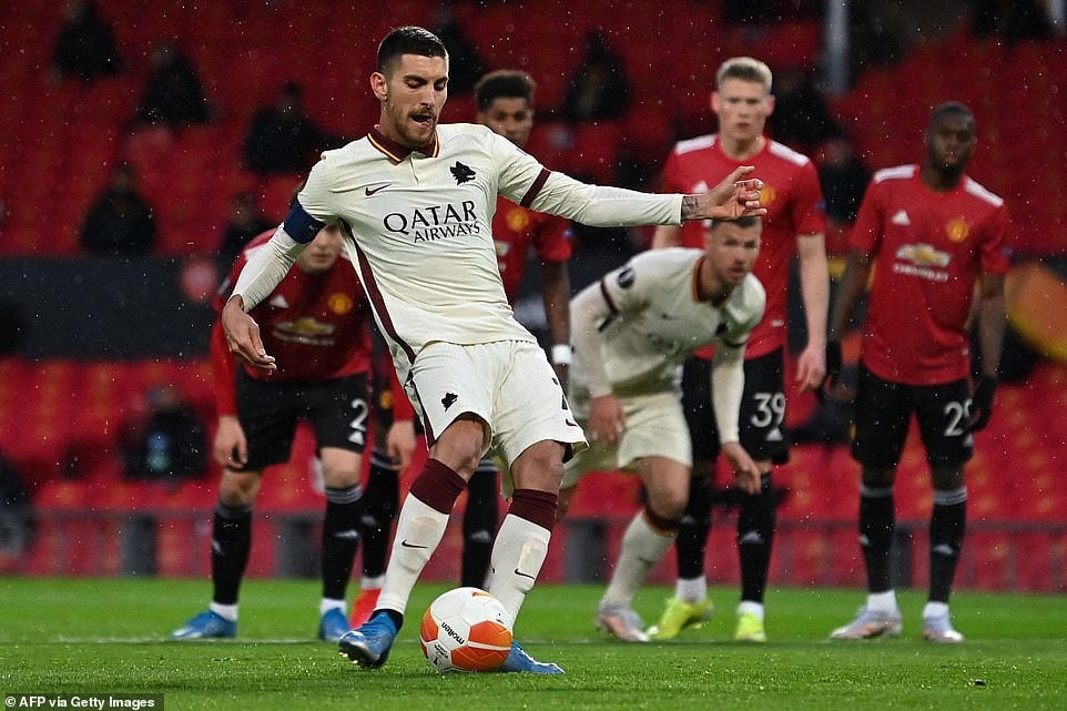 AS Roma chỉ bùng nổ trong thời gian ngắn ở hiệp 1.