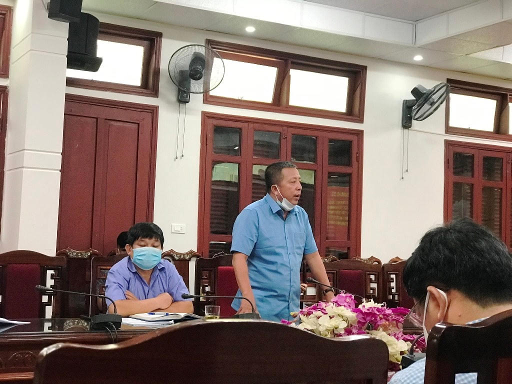 Ngoài cán bộ Mặt trận, đoàn giám sát còn có đại diện Thanh tra tỉnh, Ban tiếp công dân tỉnh Hà Tĩnh.