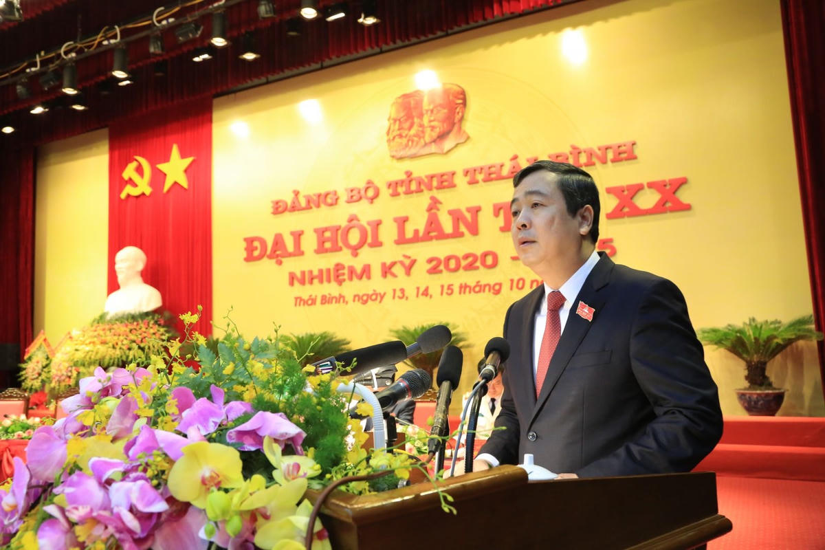 Ông Ngô Đông Hải, Bí thư Tỉnh ủy Thái Bình khóa XX.