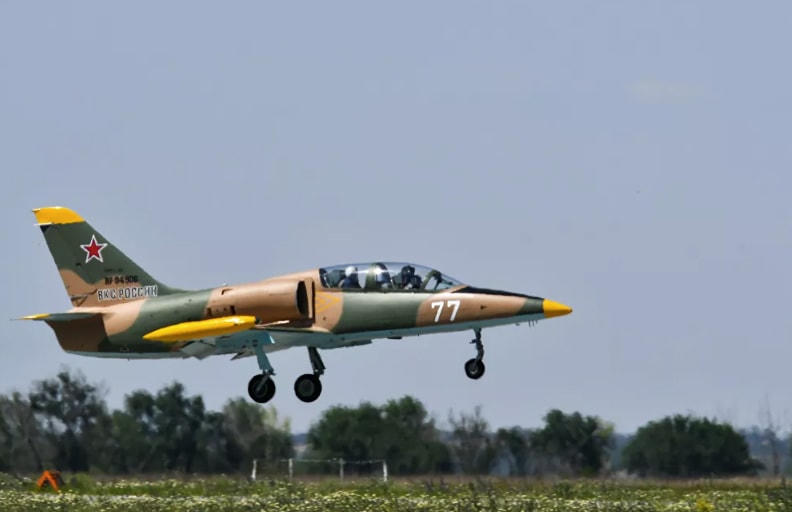 Máy bay L-39 Albatross tại sân bay Kushchevsky, Lãnh thổ Krasnodar.