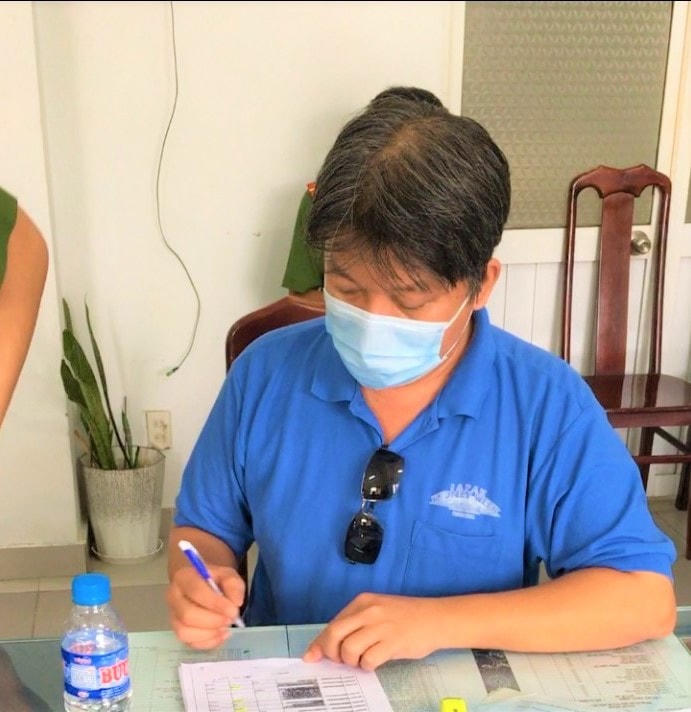 Bị can Nguyễn Xuân Quan.