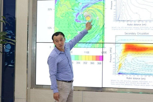 Ông Hoàng Phúc Lâm, Phó Giám đốc Trung tâm Dự báo Khí tượng Thủy văn Quốc gia. (Ảnh: K.Trung).