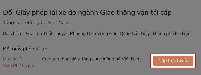 Các bước đổi bằng lái xe ngay tại nhà