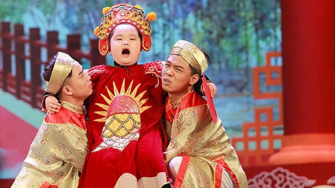 Lối diễn xuất tự nhiên, ngây ngô nhưng không kém phần hài hước của Bi Béo khiến khán giả thích thú.