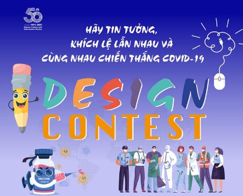 Thi thiết kế khích lệ cùng nhau chiến thắng Covid-19
