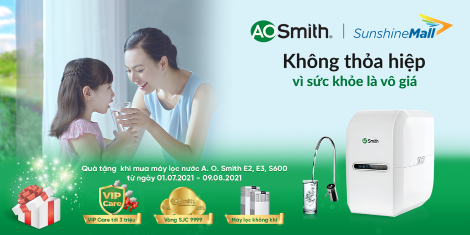 Sunshine Mall hợp tác phát triển cùng&nbsp; A.O.Smith mang lại giá trị cho người tiêu dùng