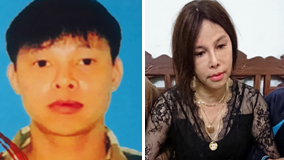 Đối tượng Bùi Văn Lĩnh trước và sau khi chuyển giới. Ảnh: Công an TP Hải Phòng