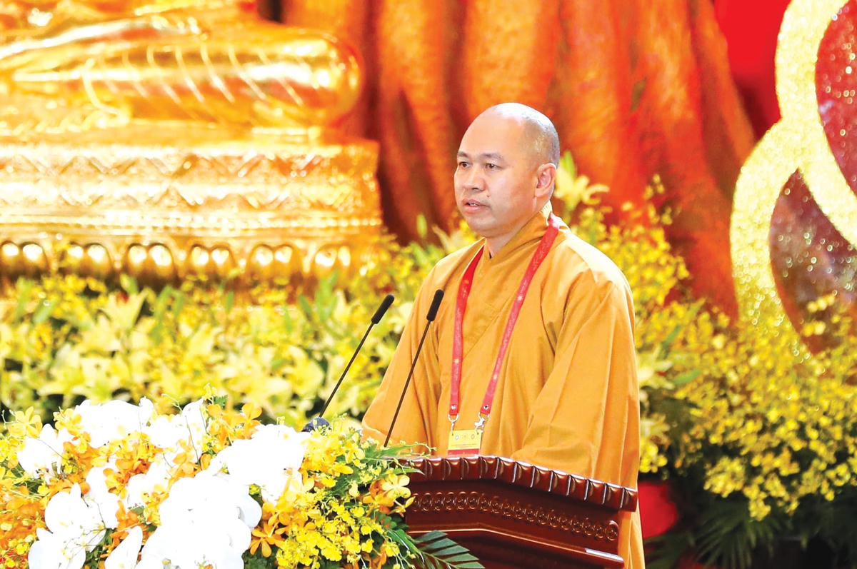 Thượng tọa Thích Đức Thiện.