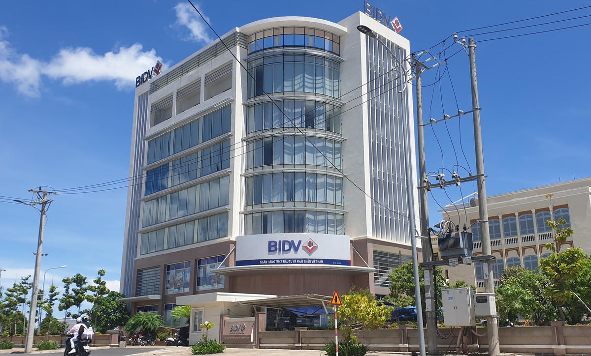 Ngân hàng BIDV chi nhánh Phú Yên nơi ông Công công tác. Nguồn: Dân trí.