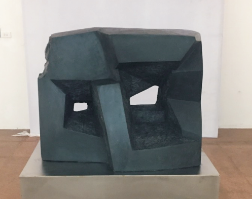 Tác phẩm "012022" của điêu khắc gia Đào Châu Hải.