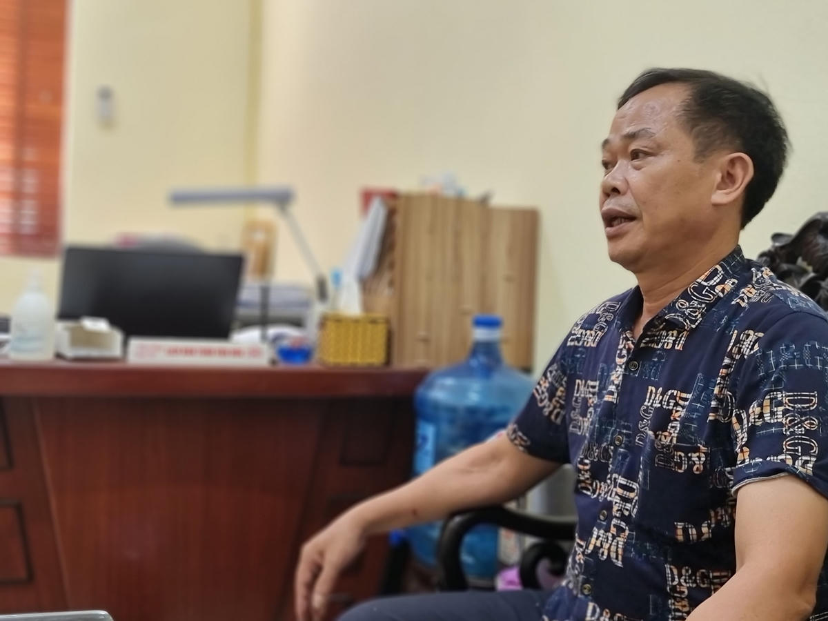 Ông Vương Minh Thuận, Chủ tịch Ủy ban MTTQ Việt Nam huyện Khoái Châu chia sẻ với báo Đại Đoàn Kết.