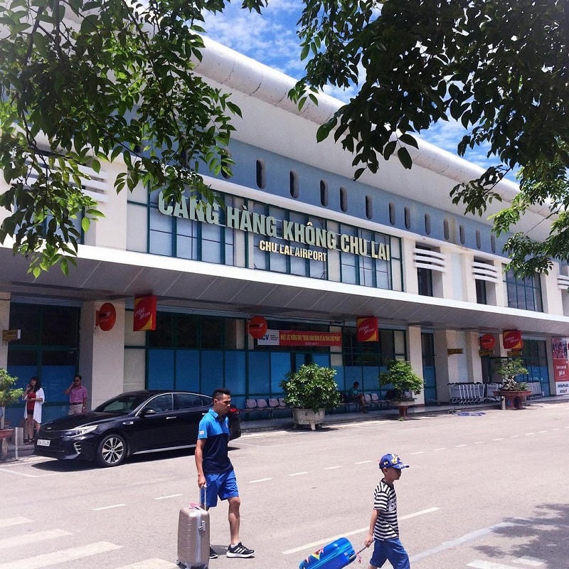 Sân bay Chu Lai là nơi sẽ đón khách quốc tế khi đến Quảng Nam.