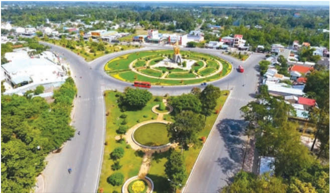Cửa ngõ vào Trung tâm TP Trà Vinh.