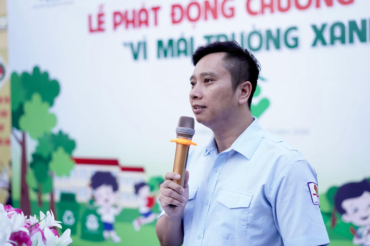 Ông Lê Anh Quân, Trưởng ban Công tác Thiếu nhi Trung ương Đoàn Thanh niên Cộng sản (TNCS) Hồ Chí Minh.