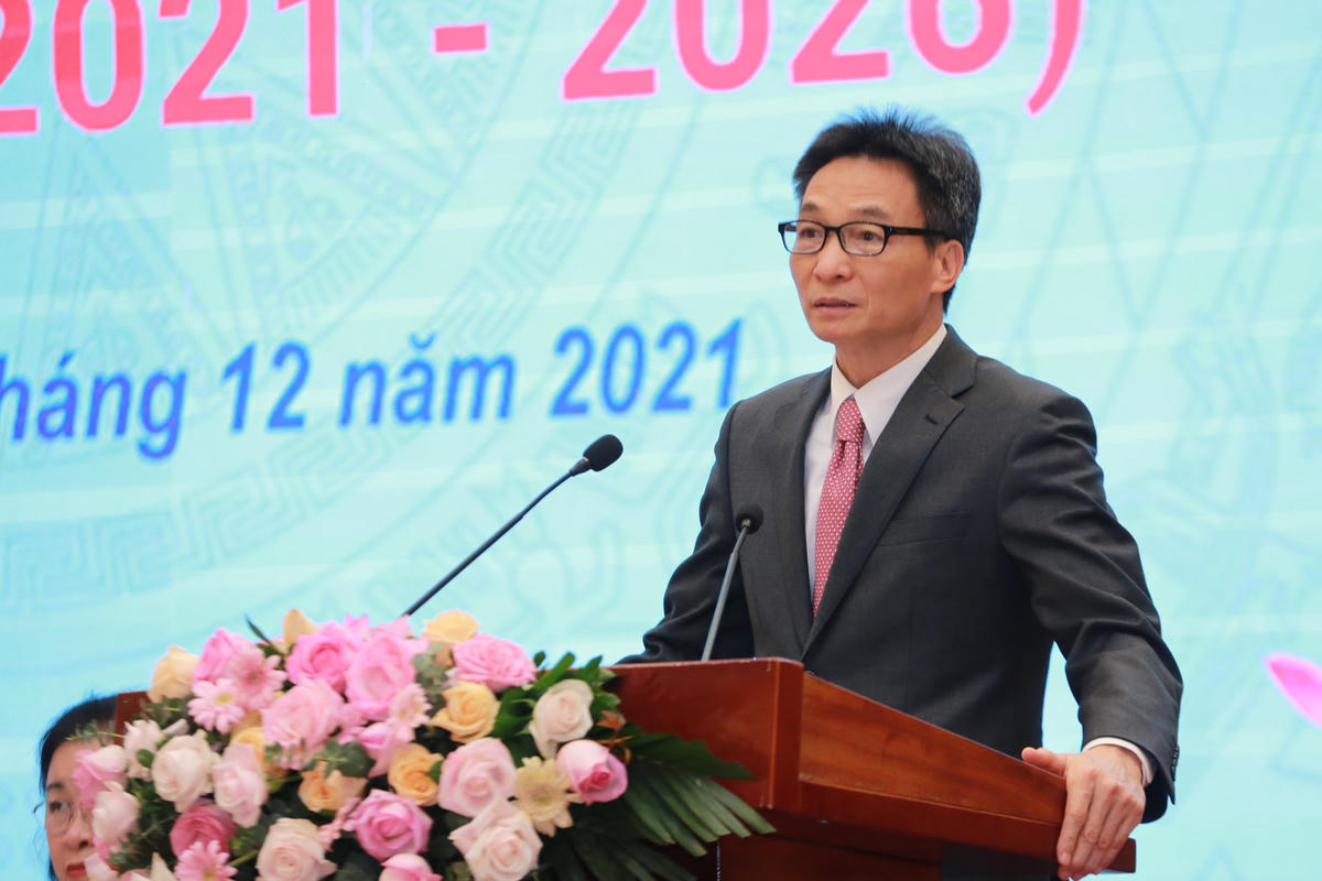 Phó Thủ tướng Vũ Đức Đam phát biểu chỉ đạo tại Đại hội.