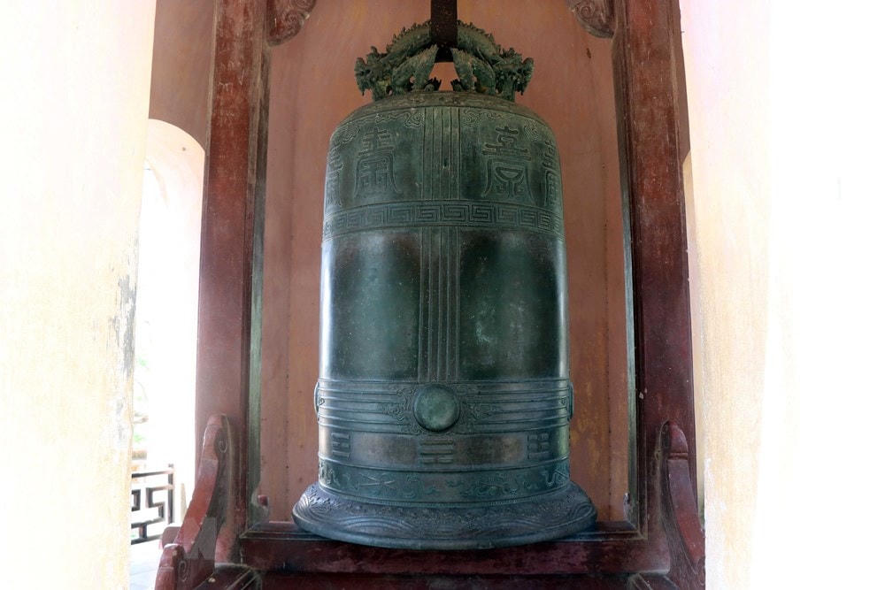 Đại Hồng Chung được công nhận là Bảo vật quốc gia năm 2013. (Ảnh: Đỗ Trưởng/TTXVN).
