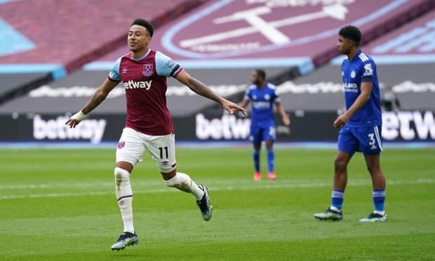 Jesse Lingard thi đấu ấn tượng trong màu áo West Ham. (Nguồn: Getty Images).