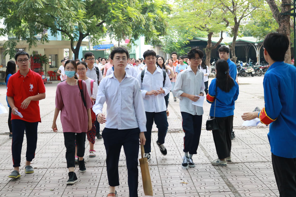 Thí sinh dự thi vào lớp 10 THPT công lập tại Hà Nội năm học 2020-2021.