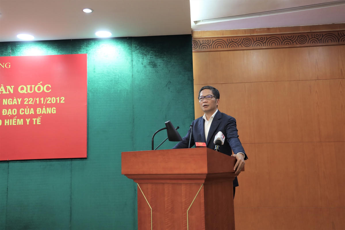 Trưởng ban Kinh tế Trung ương Trần Tuấn Anh phát biểu chỉ đạo.